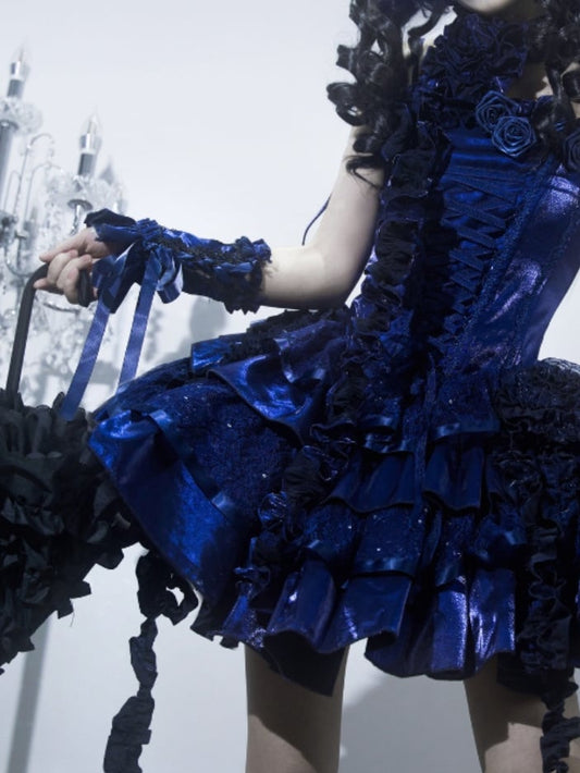 Clearance-Blue Wrist Cuffs