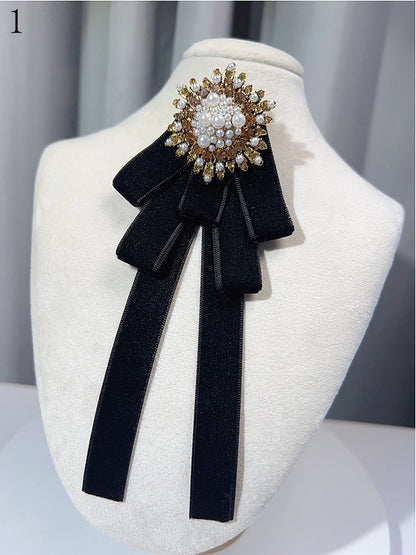 8 Options Beaded Decorated Bow Tie