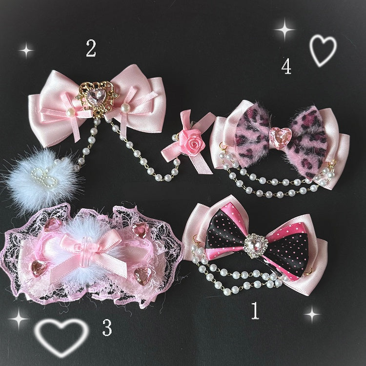 4 Options Bowknot BJD Doll Hairclip