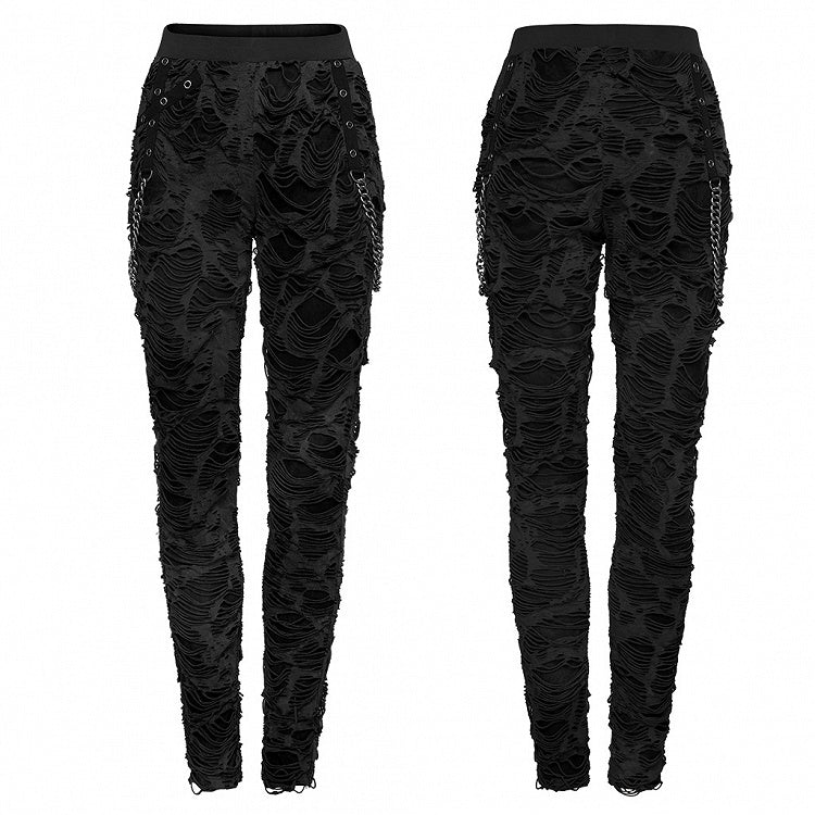 Black Wasteland Punk Trousers