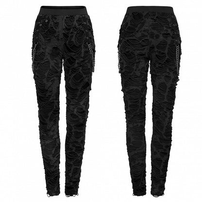 Black Wasteland Punk Trousers