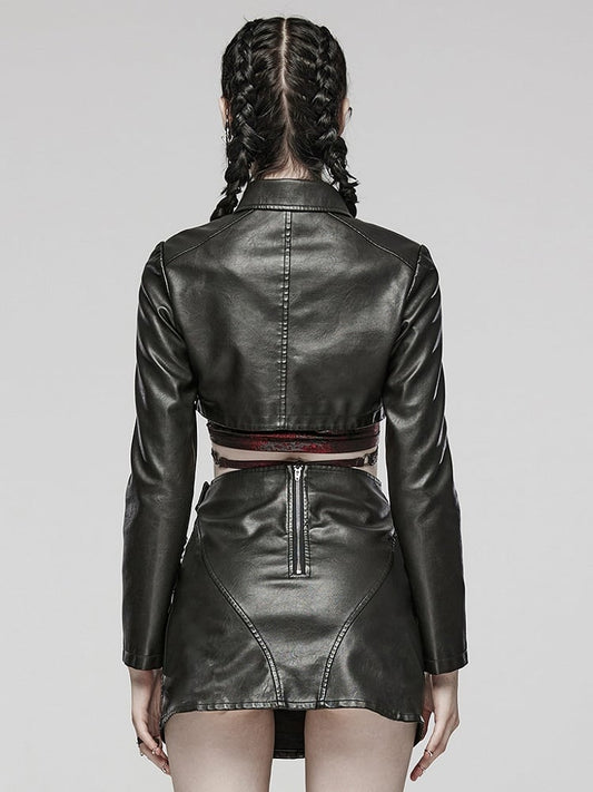 Black Punk Short Jacket