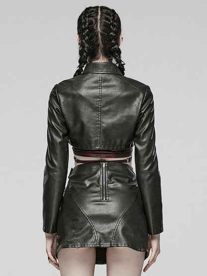 Black Punk Short Jacket