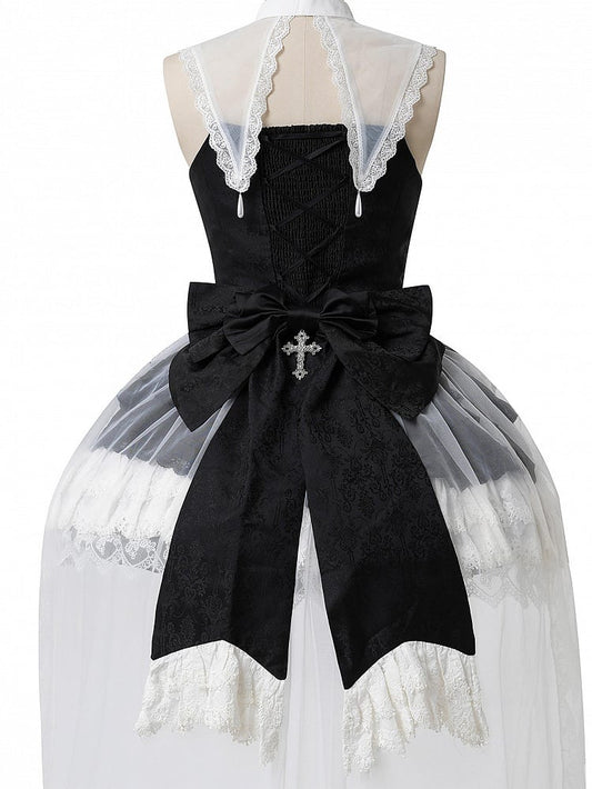 Black and White Big Bow