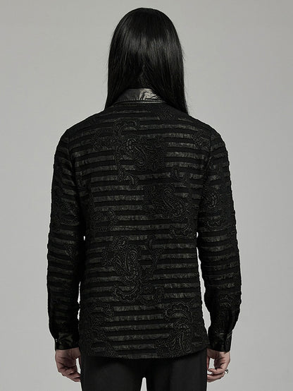 Minimalist Goth Men's Shirt