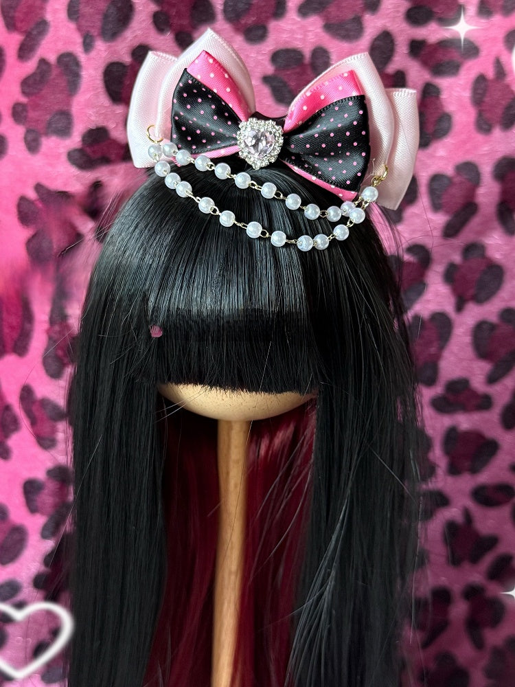 4 Options Bowknot BJD Doll Hairclip