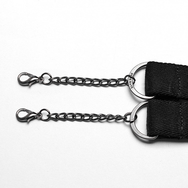 Black Punk Rivet Choker