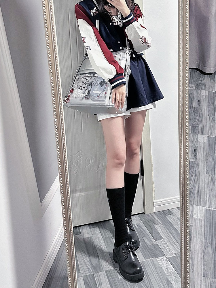 Silver Stud Detail Buckle Strap Ita Bag