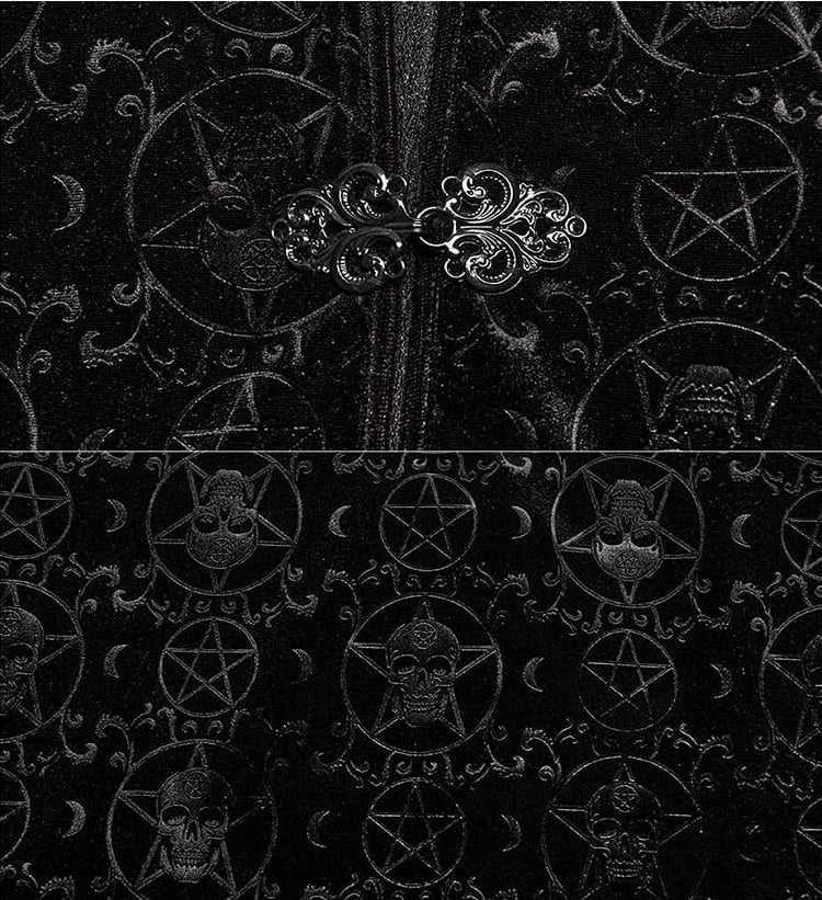 Plus Size Black Goth Shawl Handkerchief Tassel Hem