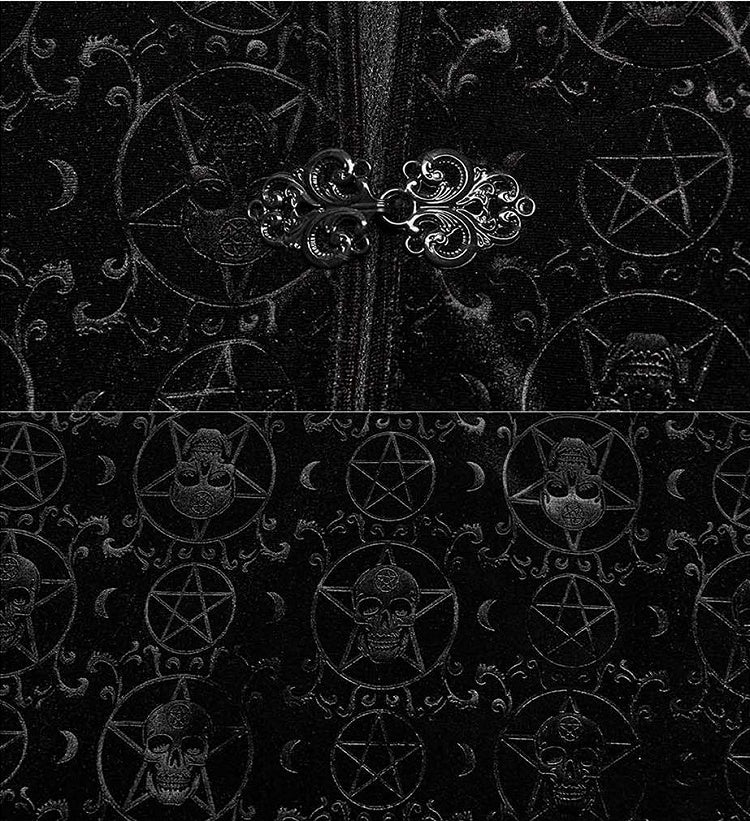 Plus Size Black Goth Shawl Handkerchief Tassel Hem