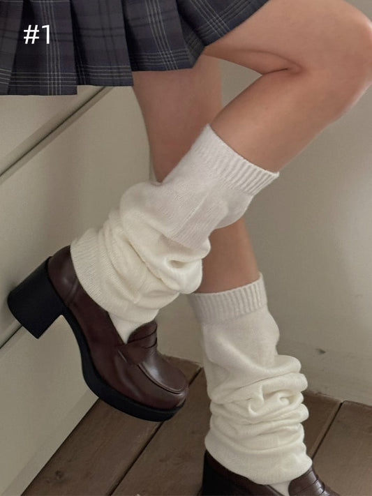 8 Options Y2K Knitted Leg Warmers