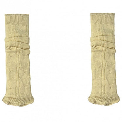 Blue/Yellow/Black/White Knitted Leg Warmers