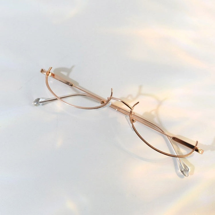 Gold Steampunk Eyeglasses Frame