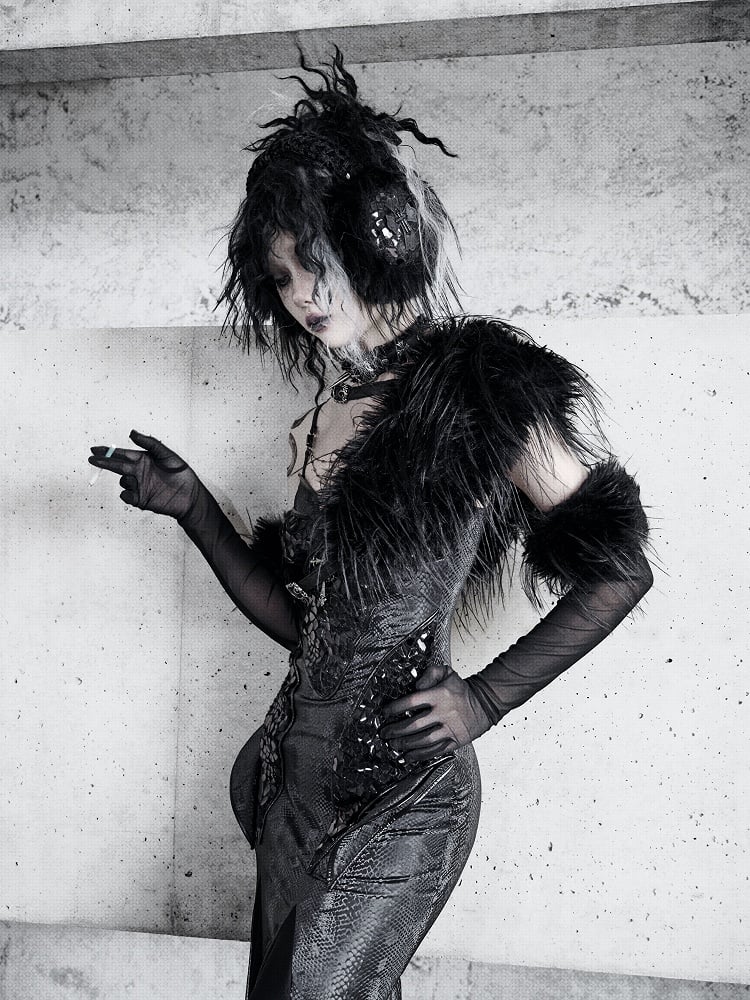 Black Fluffy Earmuffs