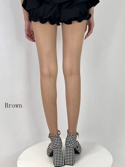 5 Color Options Semi-sheer Tights