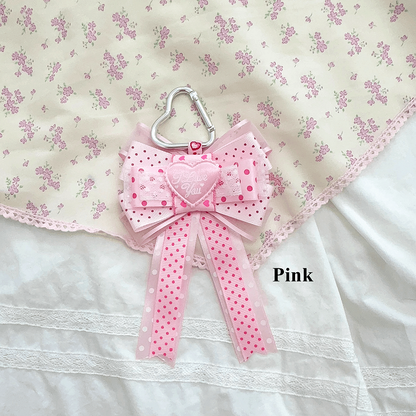 12 Colors Big Bow Ita Bag Charm
