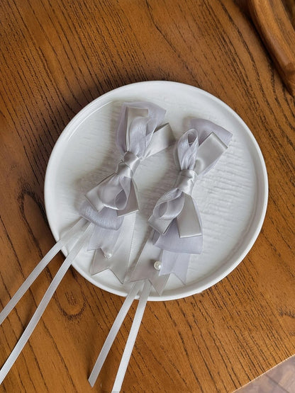 Champagne / Silver / Black&Gold Bowknot Hairclip