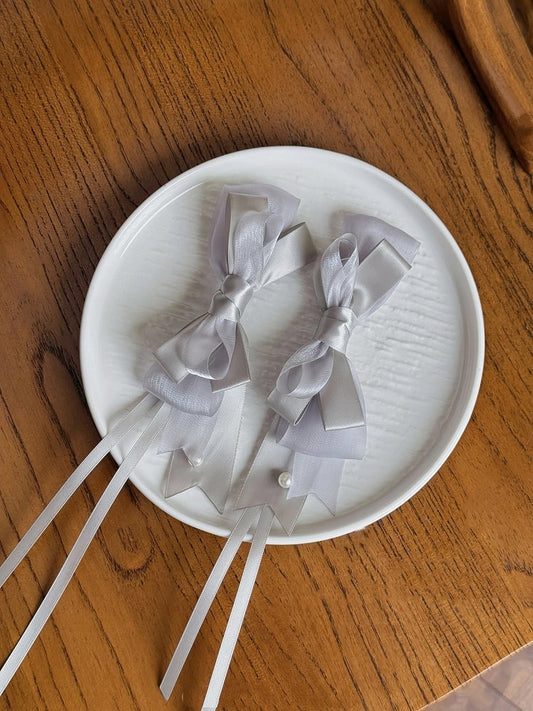 Champagne / Silver / Black&Gold Bowknot Hairclip