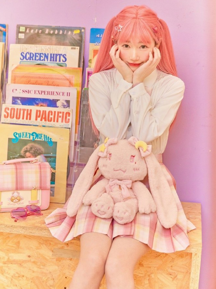 Star Moon Bunny Plush Crossbody Bag