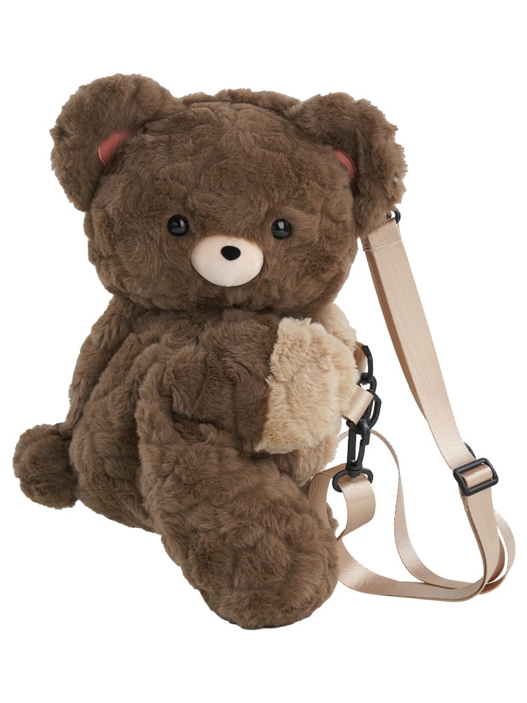 Cute Teddy Brown 23cm/30cm/42cm Plush Backpack/Crossbody