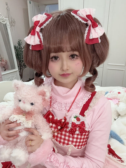 3 Color Options Lace Trim Bowknot Hairclip