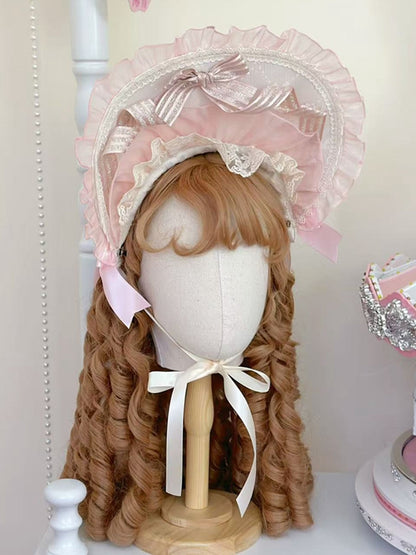 Pink / Blue / Green / Apricot Bonnet