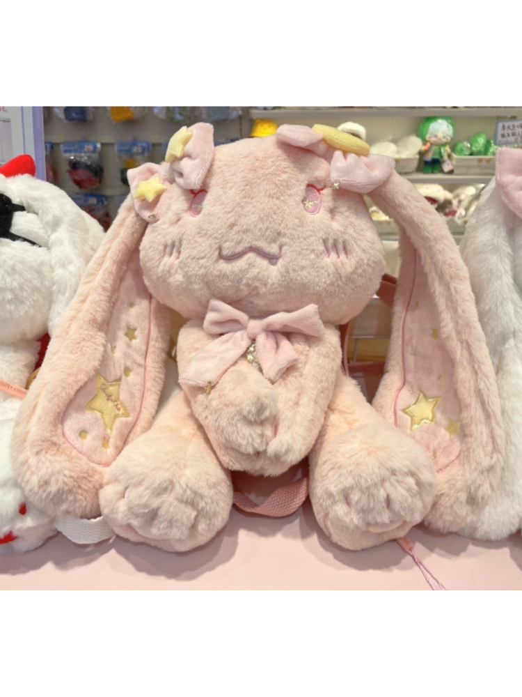 Star Moon Bunny Plush Crossbody Bag