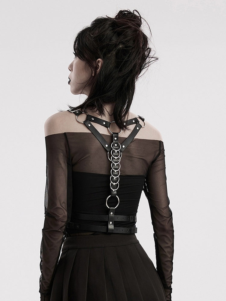 Black Punk Harness