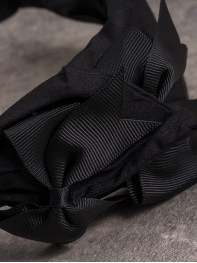 Black Bowknots Design KC