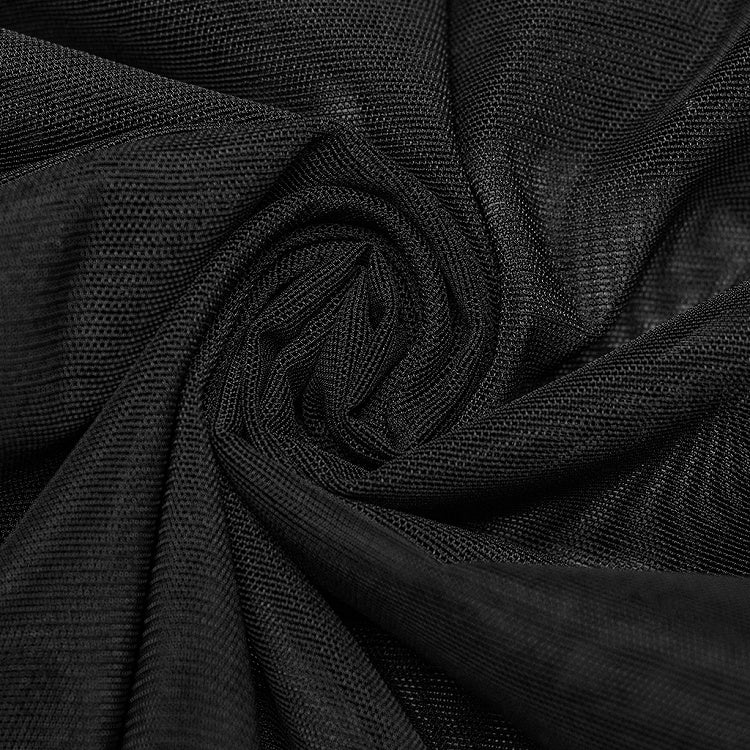 Black Punk Sexy Mesh Bodysuit