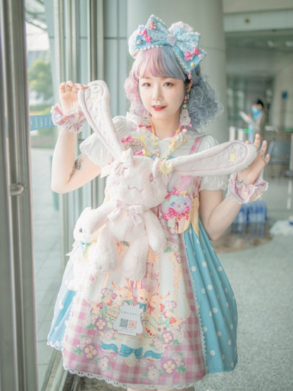 Star Moon Bunny Plush Crossbody Bag