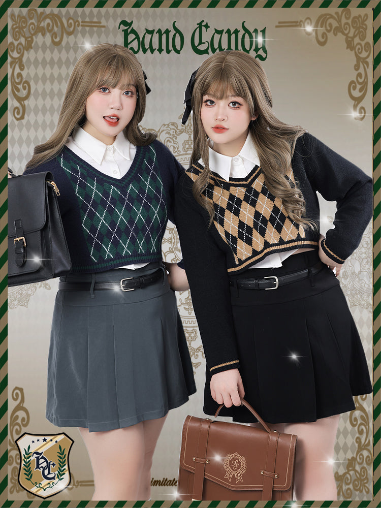 Plus Size - White Long Sleeves Shirt