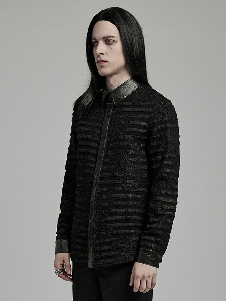 Minimalist Goth Men's Shirt