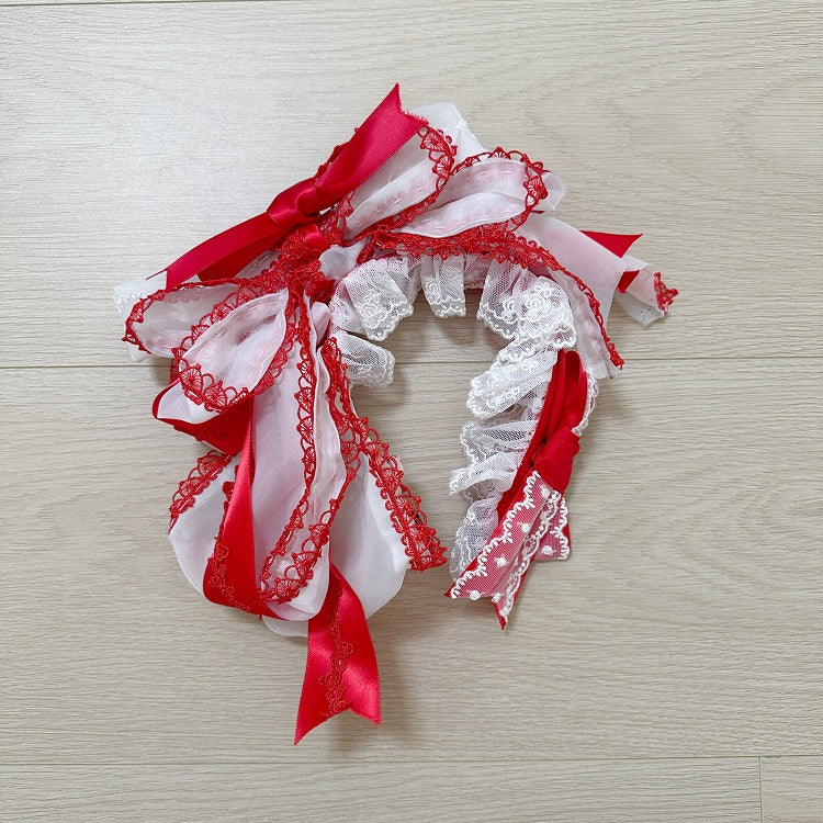 Pink / Blue / Black / Red Bowknot KC