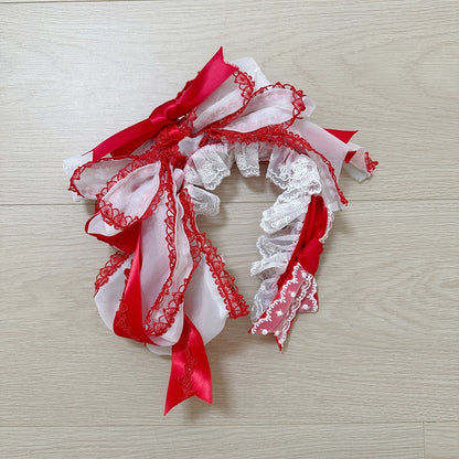 Pink / Blue / Black / Red Bowknot KC