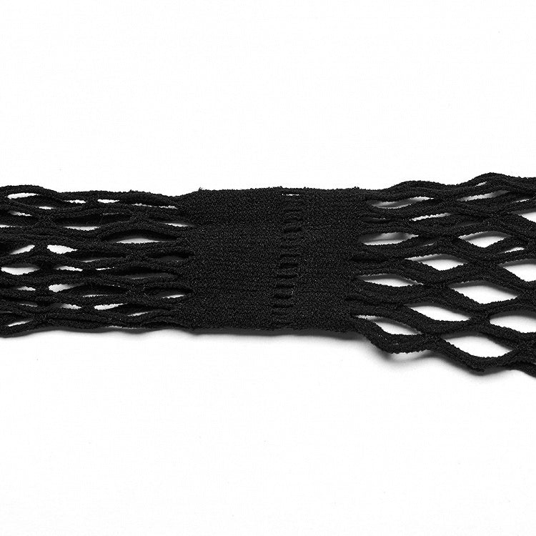 Black Punk Mesh Tees Set