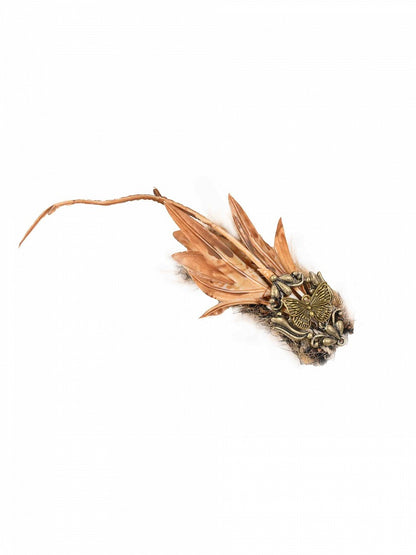 Brown Leaf Hairclip