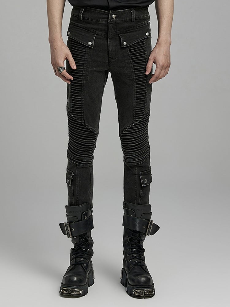 Punk Denim Pants
