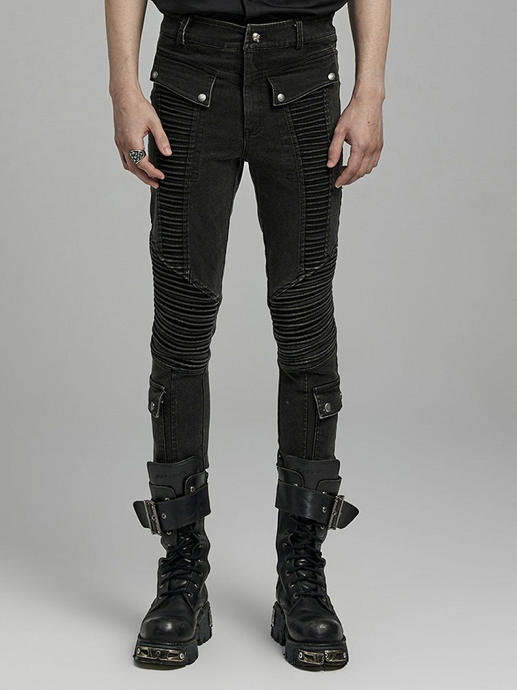 Punk Denim Pants