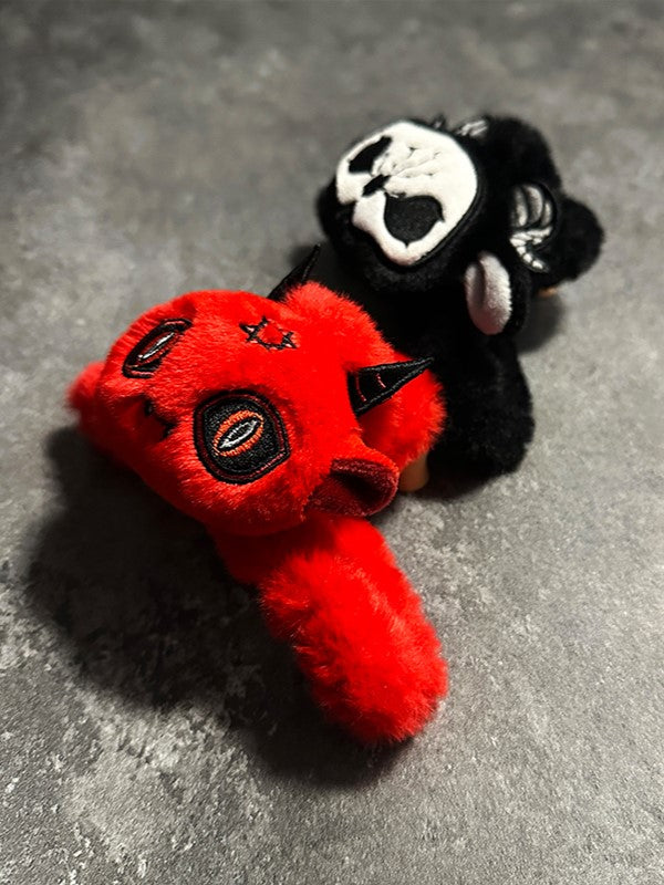 Red Devil Gothic Plush Hairclip