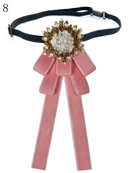 8 Options Beaded Decorated Bow Tie