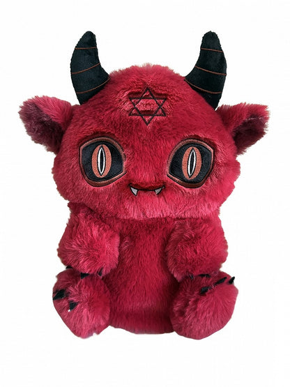 Red Devil Y2K Gothic Plush Doll Bag