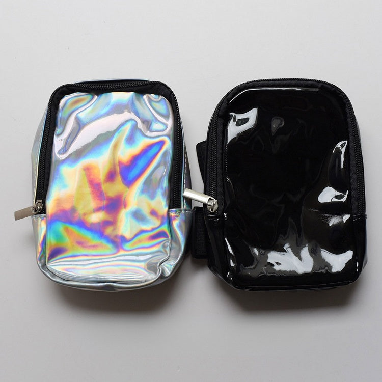 Silver/Black Cyberpunk Leg Bag