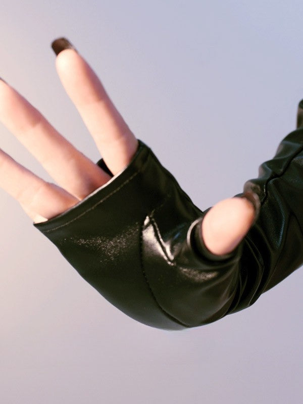 Black Cyberpunk PU Sleeves