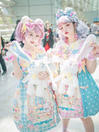 Star Moon Bunny Plush Crossbody Bag