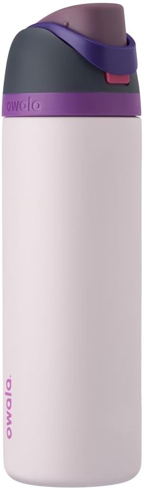 Owala FreeSip Insulated Stainless Steel Water Bottle with Straw for Sports, Travel, and School BPA-Free Sports Water Bottle, 24 oz, Beach House