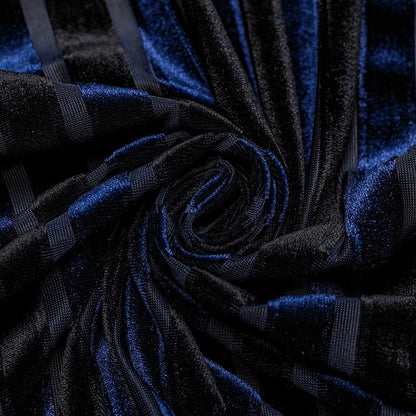 Black and Blue Military Men's Shirt