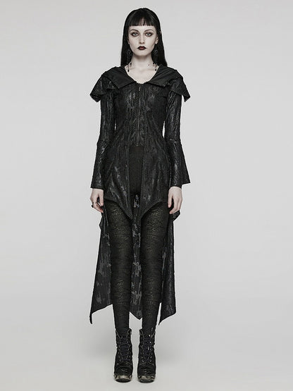 Black Goth Decadent Knitted Jacket