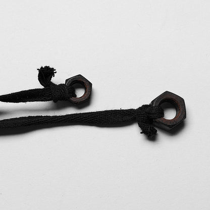 Black Punk Denim Shorts