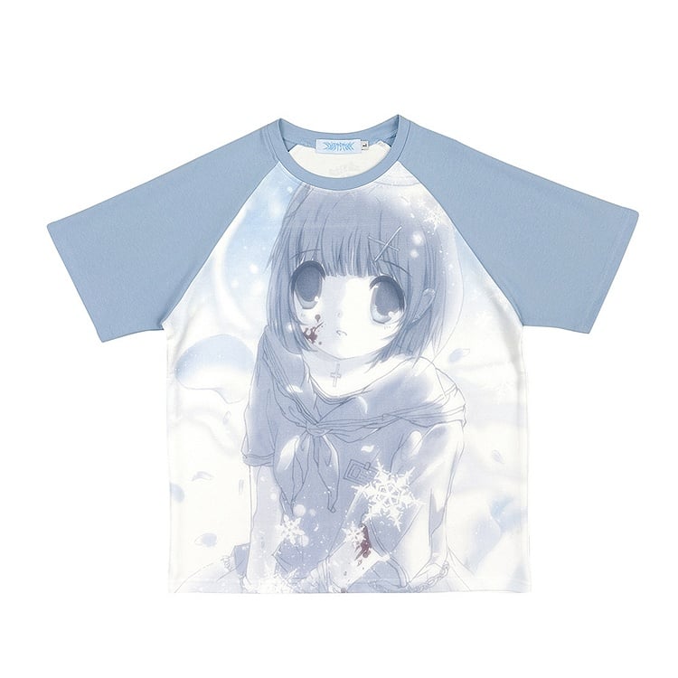 Blue Graphic T-shirt